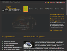 Tablet Screenshot of houstonautoappraisers.com